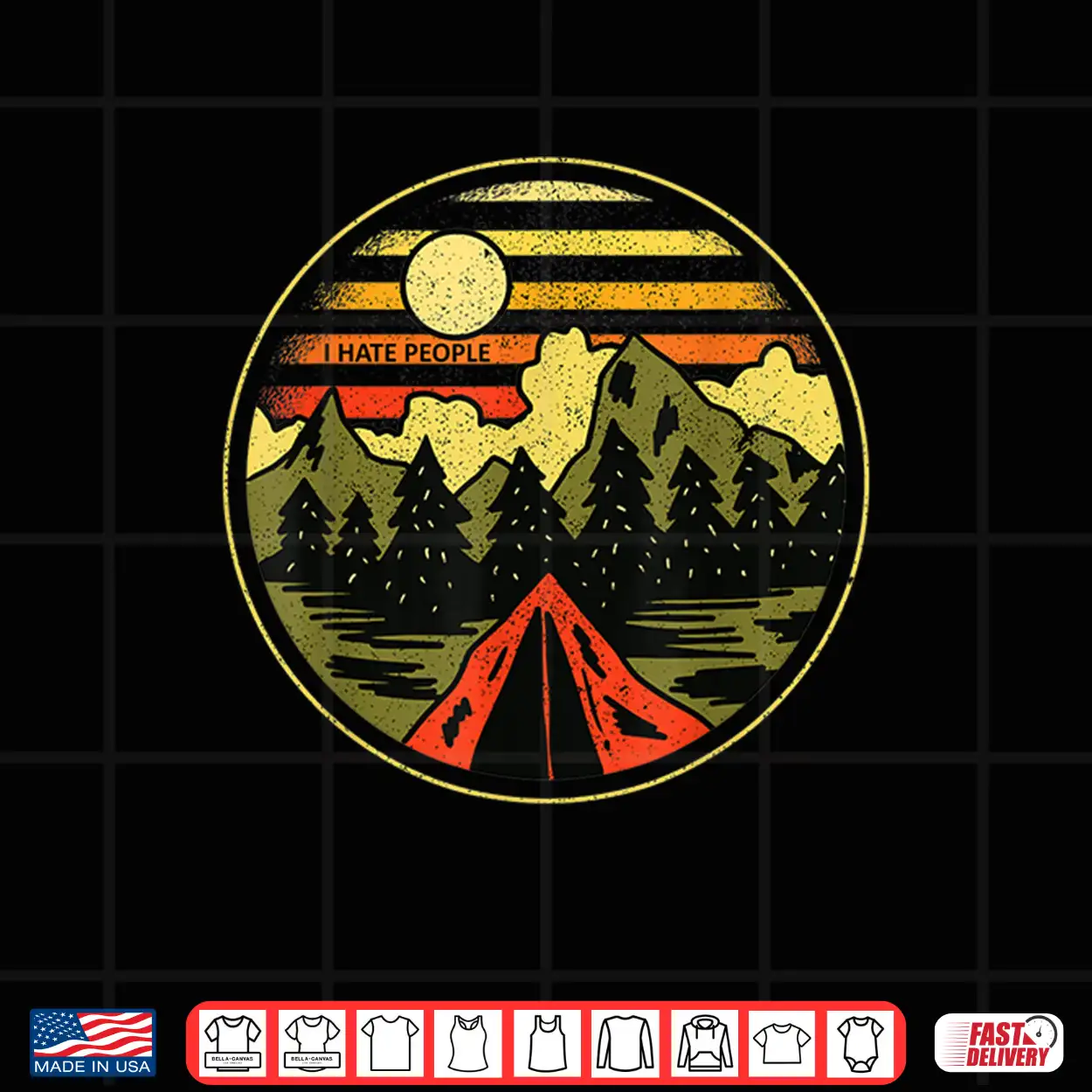 I Hate People Bold Sarcastic Introvert Statement Shirt I Hate People Bold Sarcastic Introvert Statement Shirt