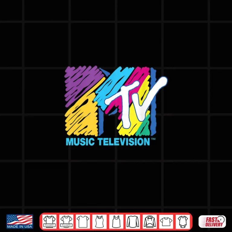 Design Mademark X MTV Official MTV Logo Painted With Big Pen Shirt