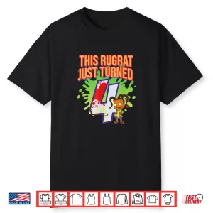 Mademark X Rugrats This Rugrat Just Turned 4 4Th Birthday Shirt