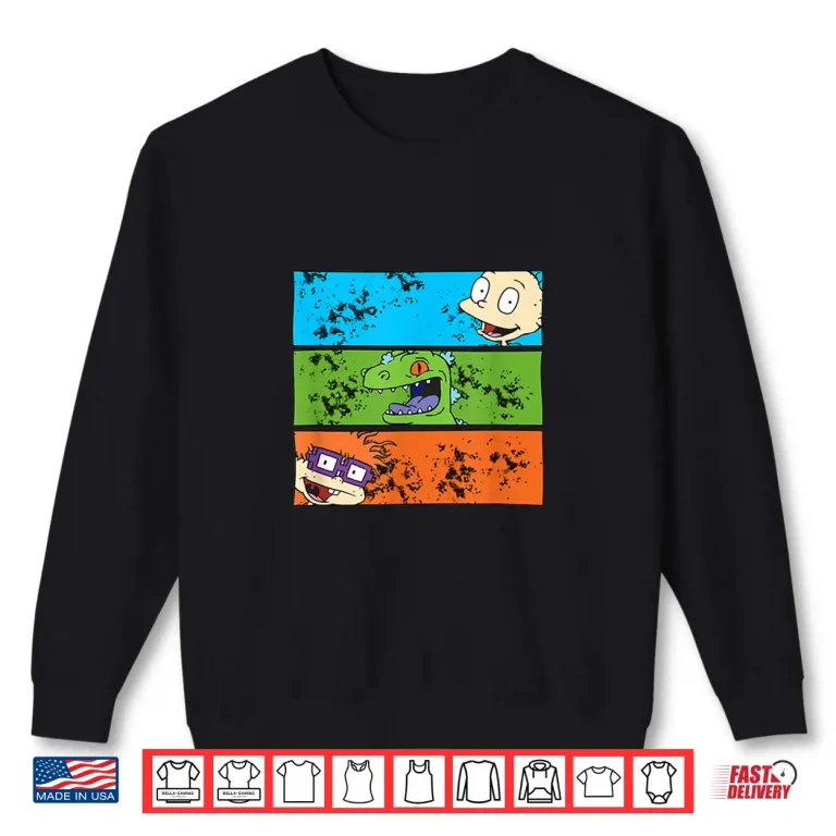 Sweatshirt Mademark X Rugrats Tommy X Chuckie X Reptar Art Splatter Shirt