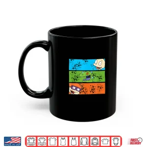 Mademark X Rugrats Tommy X Chuckie X Reptar Art Splatter Shirt 3 Mug Mademark X Rugrats Tommy X Chuckie X Reptar Art Splatter Shirt