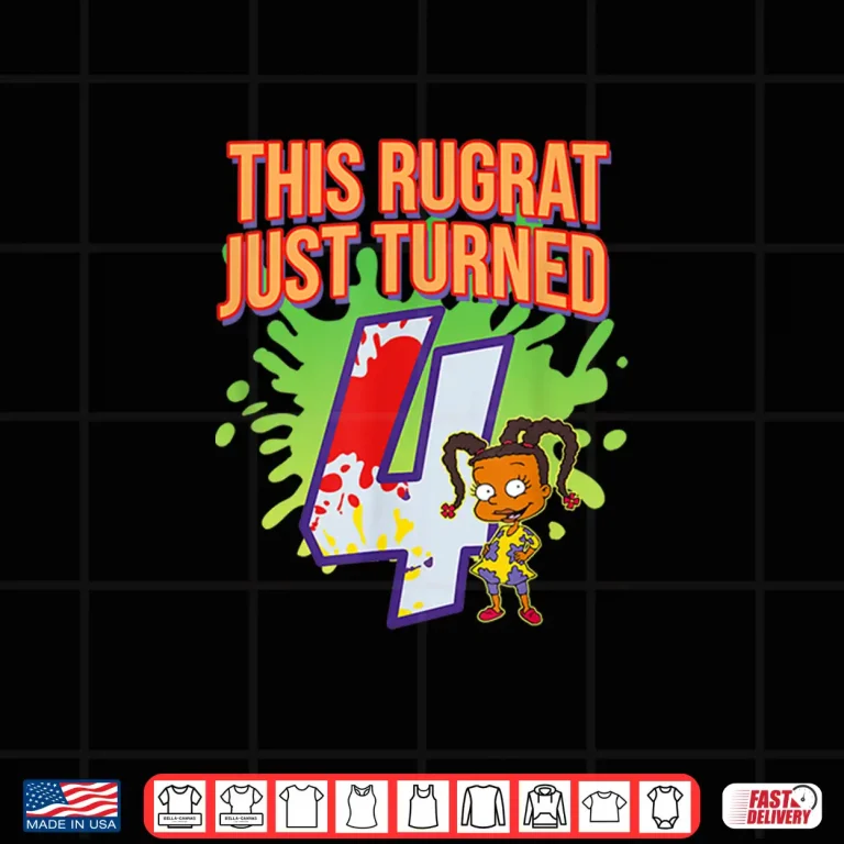 Design Mademark X Rugrats This Rugrat Just Turned 4 4th Birthday Shirt