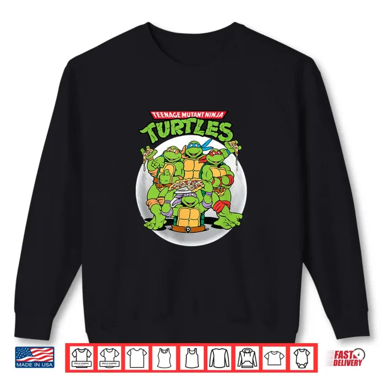 Sweatshirt Mademark X TMNT Original Classic Full Moon Graphic Shirt