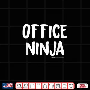 Design Office Ninja Receptionist Secretary Professional Gift Shirt