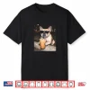 French Bulldog Drinking Iced Coffee Funny Animal Shirt