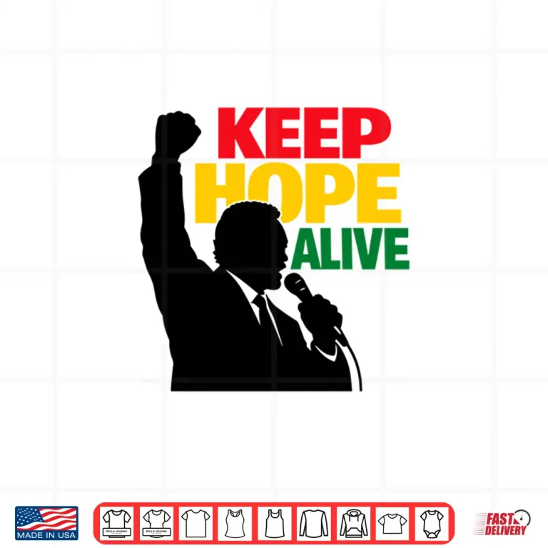 Design Keep Hope Alive Inspirational Long Sleeve Statement Shirt