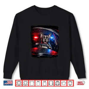 French Bulldog Police Dog Driving Car Funny Animal Shirt 2 Sweatshirt French Bulldog Police Dog Driving Car Funny Animal Shirt