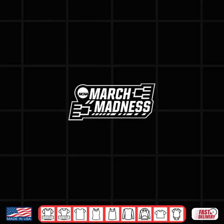 Design Single Color March Madness Logo NCAA Basketball Shirt