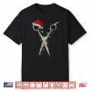 Funny Scissor Hairstylist Santa Christmas Hair Stylist Shirt