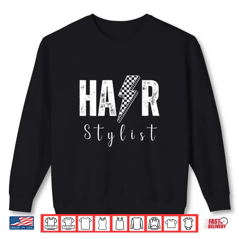 Sweatshirt Hairdresser Hairstylists Beautician Hair Salon Shirt
