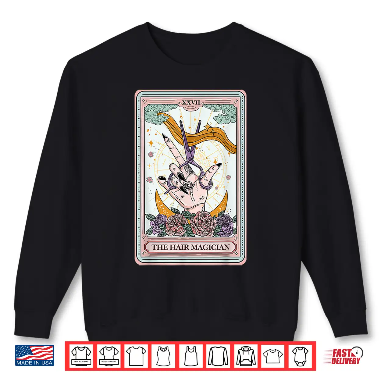 Hairstylist Tarot Card Gothic Salon Hair Stylist Shirt Hairstylist Tarot Card Gothic Salon Hair Stylist Shirt