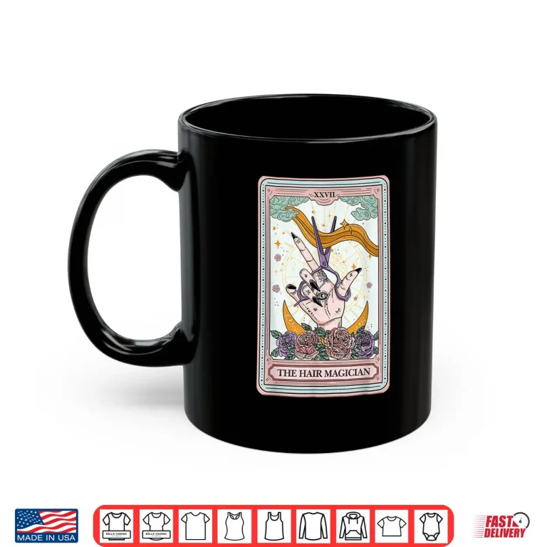 Mug Hairstylist Tarot Card Gothic Salon Hair Stylist Shirt