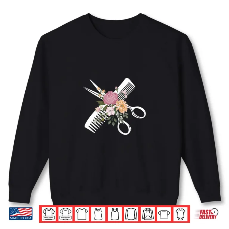 Sweatshirt Womens Hairdresser Hairstylist Gift Hair Salon Shirt