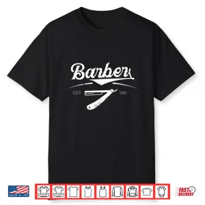 Barber Barbers Mens Hair Stylist Barbershop Shirt