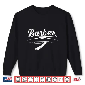 Barber Barbers Mens Hair Stylist Barbershop Shirt 2 Sweatshirt Barber Barbers Mens Hair Stylist Barbershop Shirt