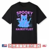 Funny Ghost Hairstylist Halloween Hairdresser Men Women Shirt