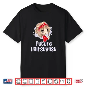 Future Hairstylist Cute Bandana Girl Daughter Shirt
