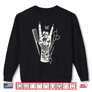Sweatshirt Hairstylists Funny Hairdressing Salon Artistic Shirt