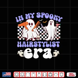 Design Hippie Groovy In My Spooky Hairstylist Era Halloween Shirt
