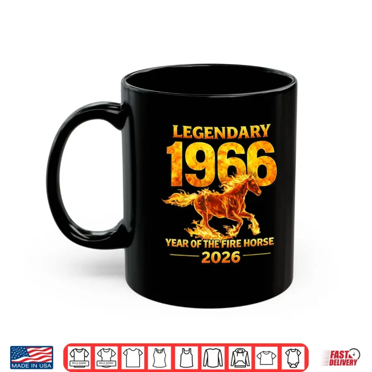 Mug 1966 Year Of The Fire Horse 60th Birthday Chinese Zodiac Shirt