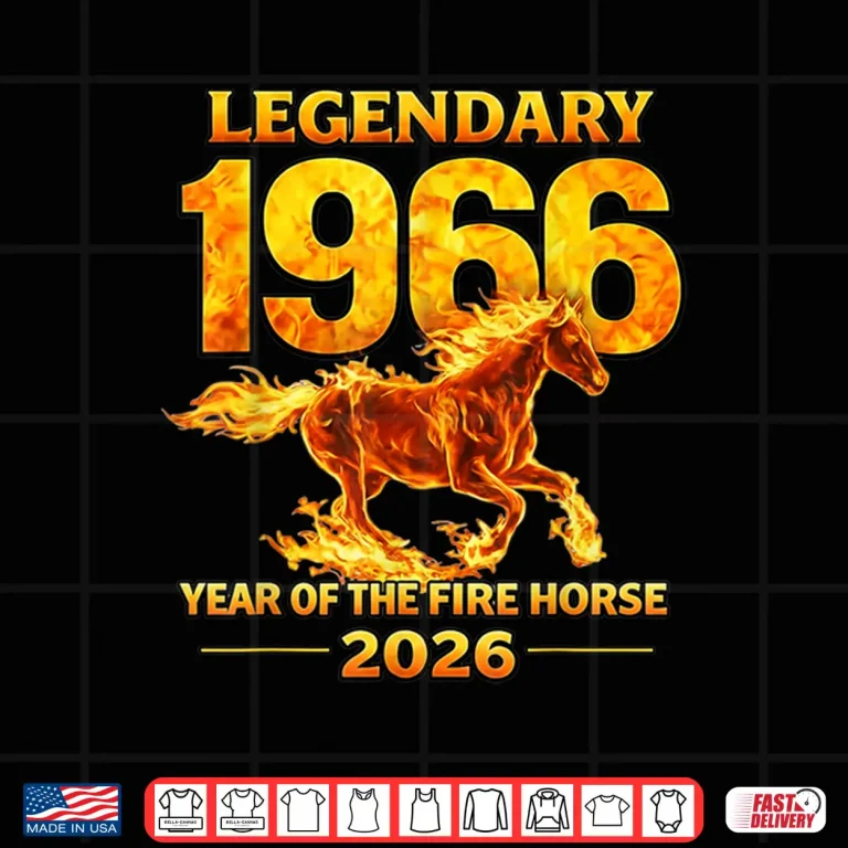 Design 1966 Year Of The Fire Horse 60th Birthday Chinese Zodiac Shirt