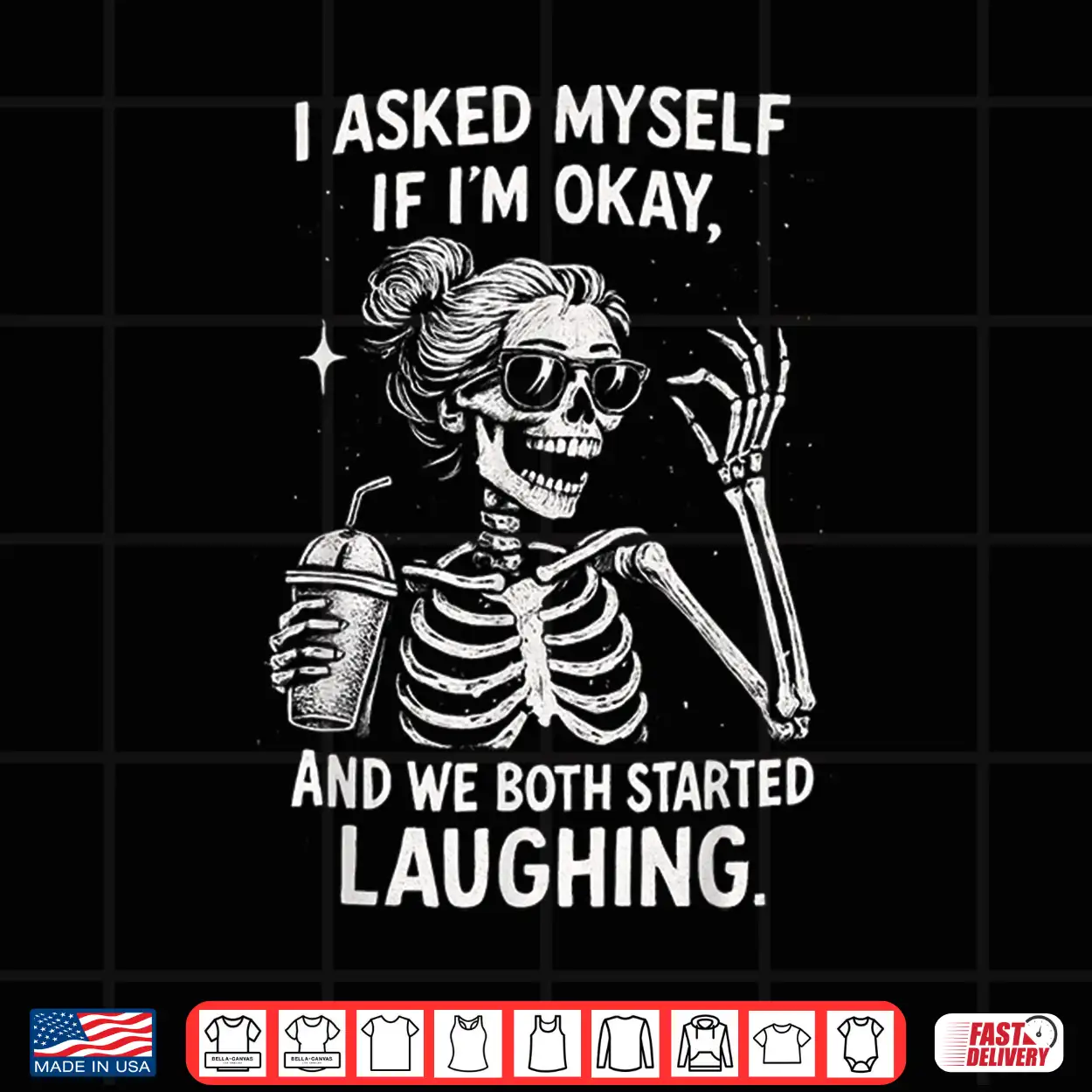 I Asked Myself If I’M Ok And We Both Started Laughing Shirt I Asked Myself If I’M Ok And We Both Started Laughing Shirt
