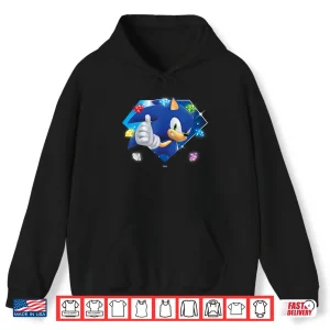 Hoodie Sonic The Hedgehog 35th Anniversary Emerald Legacy Shirt