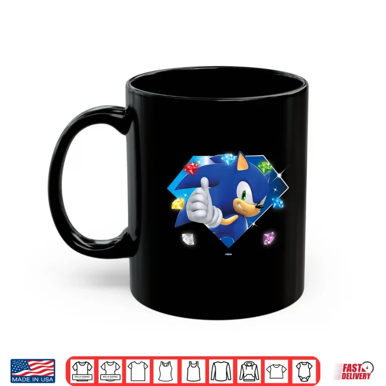 Mug Sonic The Hedgehog 35th Anniversary Emerald Legacy Shirt