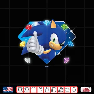 Design Sonic The Hedgehog 35th Anniversary Emerald Legacy Shirt