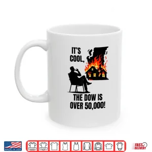 Mug The Dow Is Over 50000 Stock Market Meme Shark Shirt