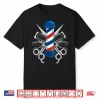 Barber Design For Men Women Barber Pole Hairdresser Barber Shirt
