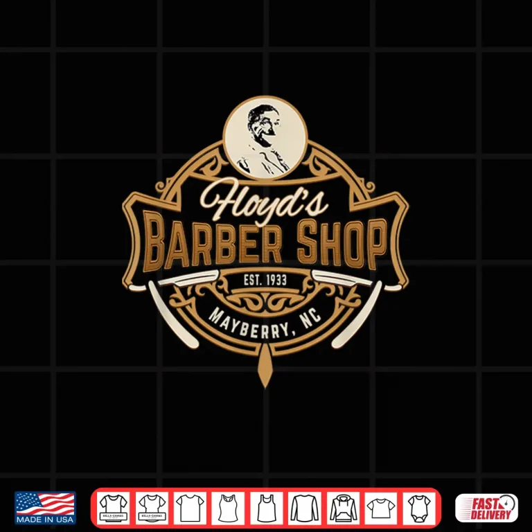 Design Andy Griffith Show FloydS Barber Shop Classic Tv Shirt