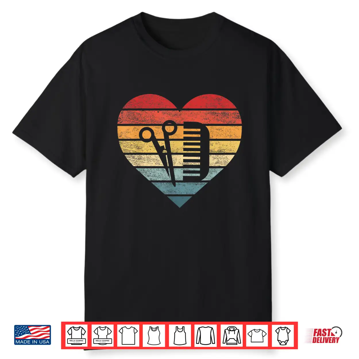 Barber Hairdresser Gifts Retro Sunset Scissors Hair Stylist Shirt Barber Hairdresser Gifts Retro Sunset Scissors Hair Stylist Shirt