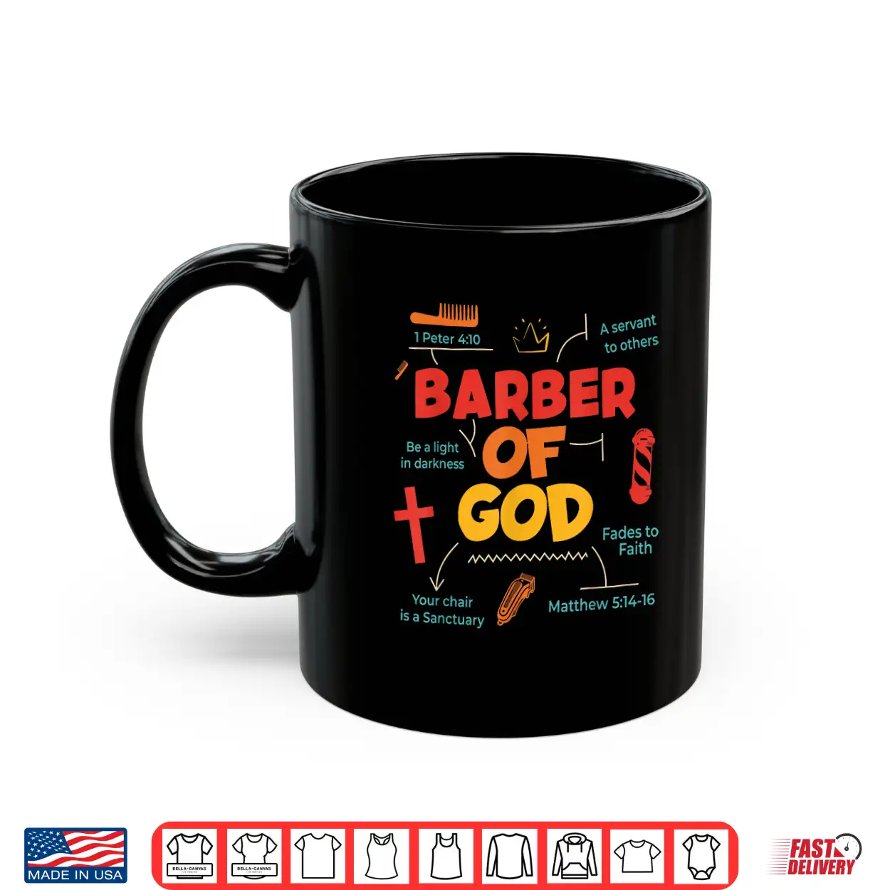Barber Of God Christian Barber Inspiration Shirt Barber Of God Christian Barber Inspiration Shirt