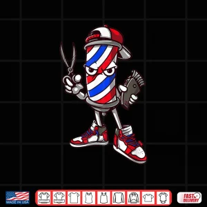 Design Barber Vintage Cool Outfit Hairdresser Gift Barbershop Shirt