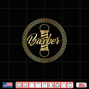 Design Cool Logo Graphic Barbershop Barber School Graduation Gift Shirt