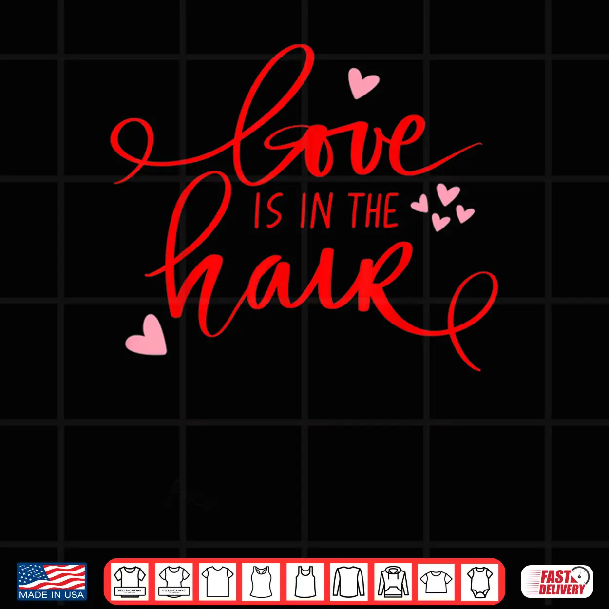 Love Is In The Hair Barber Valentines Day Shirt Hair Dresser Shirt Love Is In The Hair Barber Valentines Day Shirt Hair Dresser Shirt
