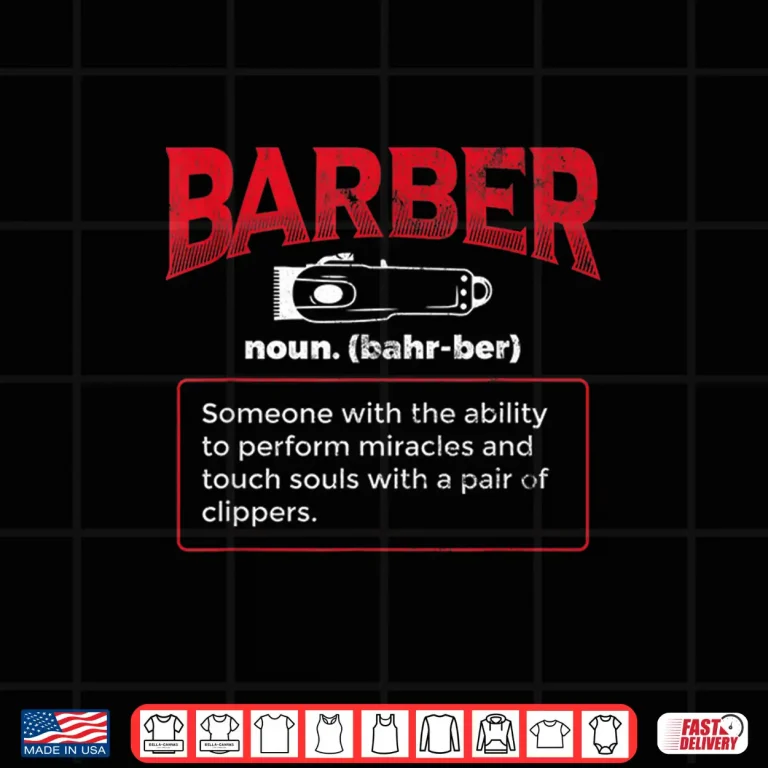 Design Meaning Description Of Barber Shirt