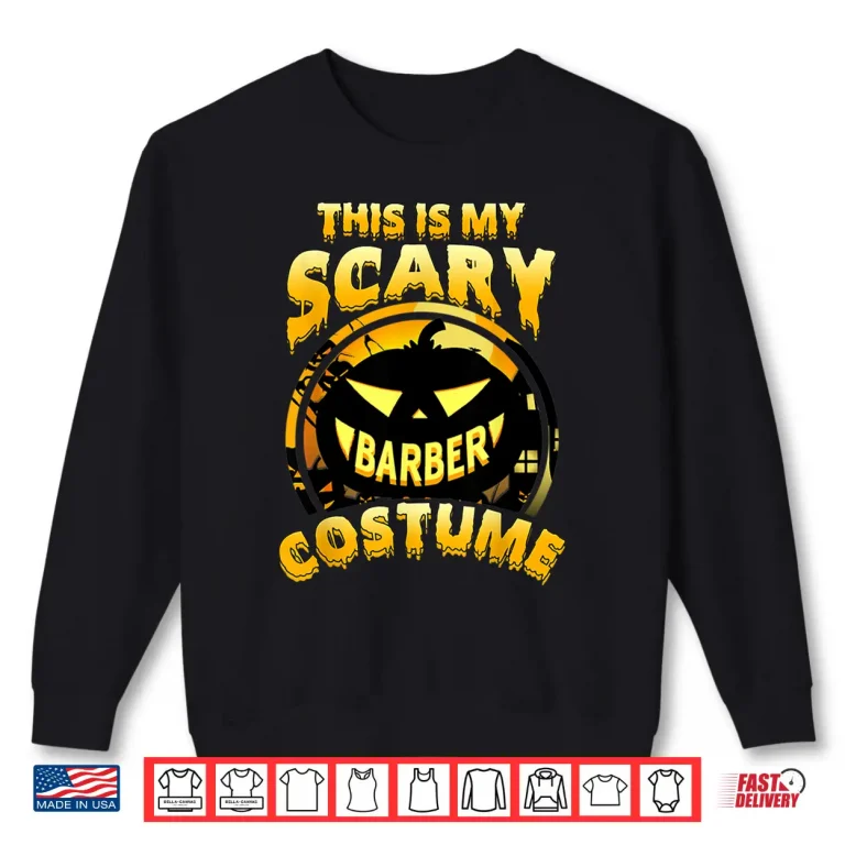 Sweatshirt This Is My Barber Rabbit Costume Halloween Gift Shirt
