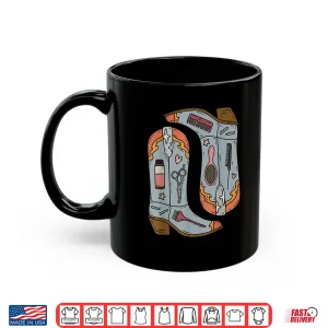 Western Cowgirl Boot Cosmetology Hair Stylist Hairdresser Shirt 3 Mug Western Cowgirl Boot Cosmetology Hair Stylist Hairdresser Shirt