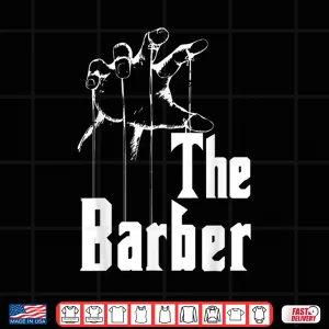 Design Barber Haircut Barbershop Nostalgic Cinema Gift Shirt