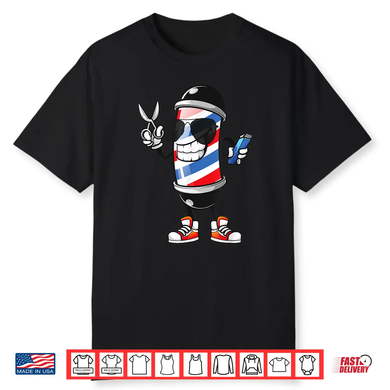 Barber Pole Barbershop Haircut Professional Graphic Shirt Barber Pole Barbershop Haircut Professional Graphic Shirt