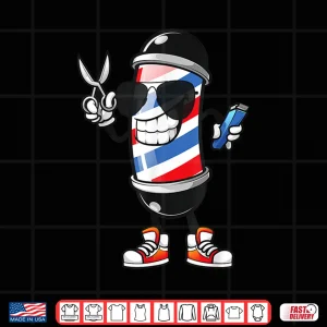 Barber Pole Barbershop Haircut Professional Graphic Shirt 4 Design Barber Pole Barbershop Haircut Professional Graphic Shirt