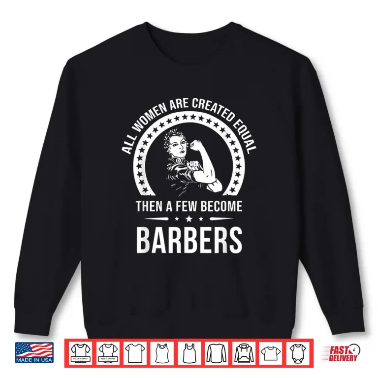 Sweatshirt Barber Professional Minimalist Graphic Design Shirt