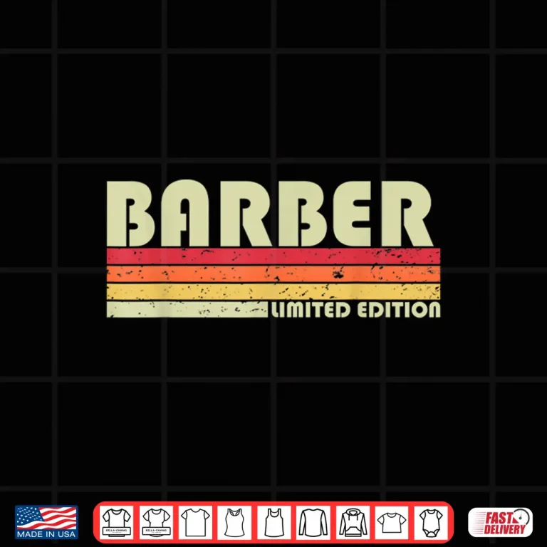 Design Barber Profession Career Birthday Worker Concept Shirt