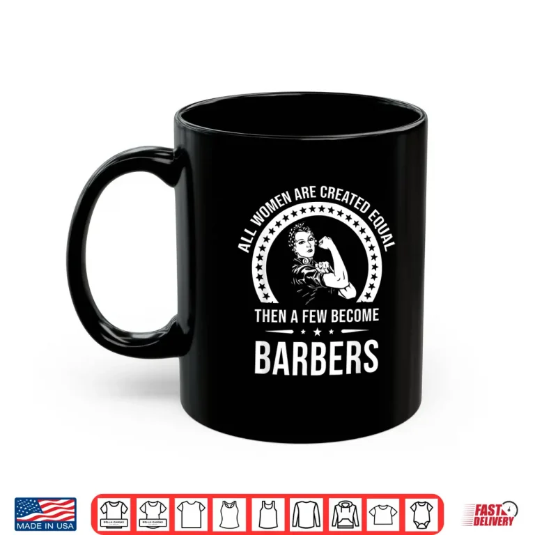 Mug Barber Professional Minimalist Graphic Design Shirt