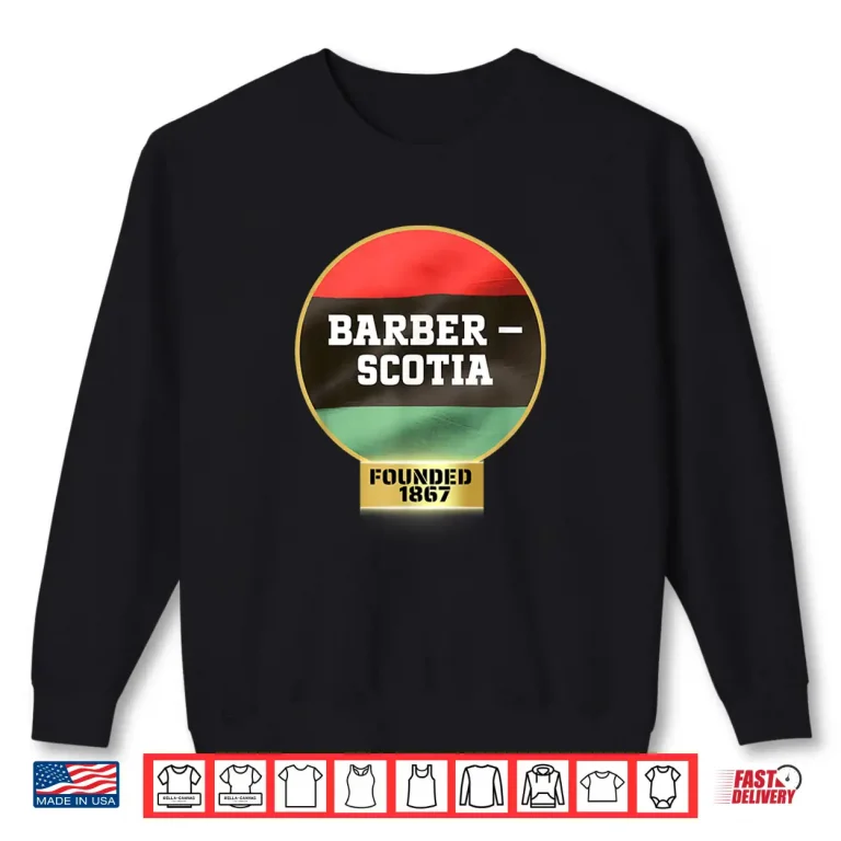 Sweatshirt Barber Scotia Collegiate Pride Academic Heritage Shirt