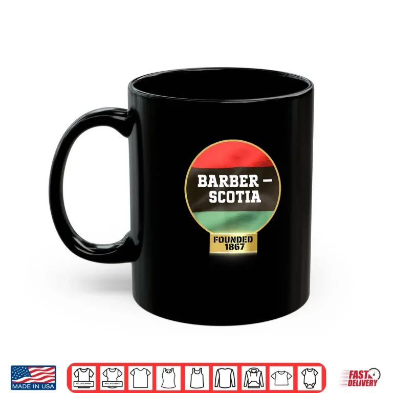 Mug Barber Scotia Collegiate Pride Academic Heritage Shirt