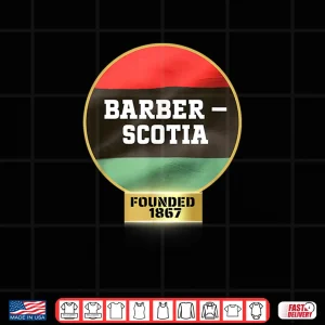 Barber Scotia Collegiate Pride Academic Heritage Shirt 3 Design Barber Scotia Collegiate Pride Academic Heritage Shirt