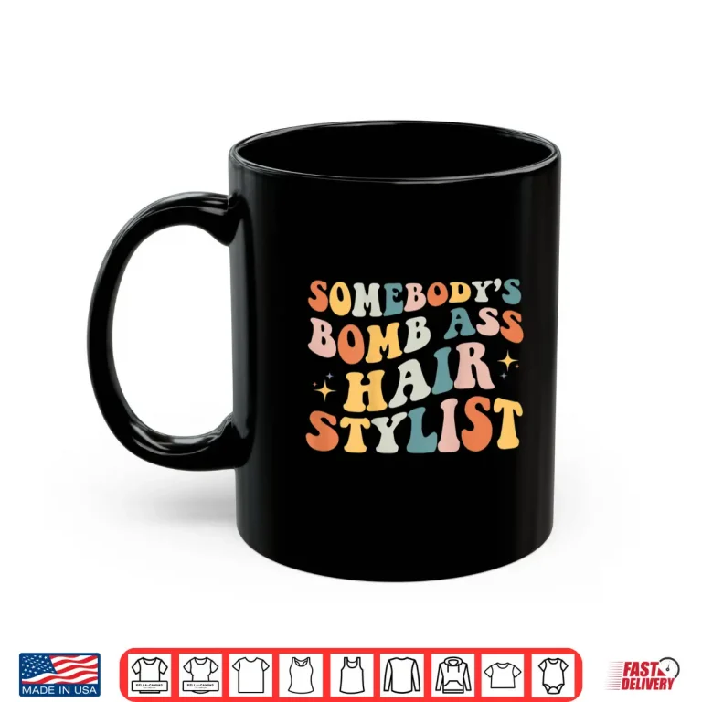 Mug Retro Hair Stylist Professional Grooming Apparel Shirt